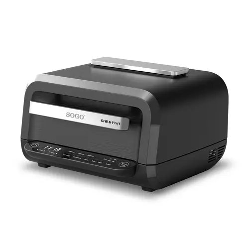 SS-10130 Sencillo 4 L Independiente 1700 W Freidora de aire caliente Negro - Imagen 2