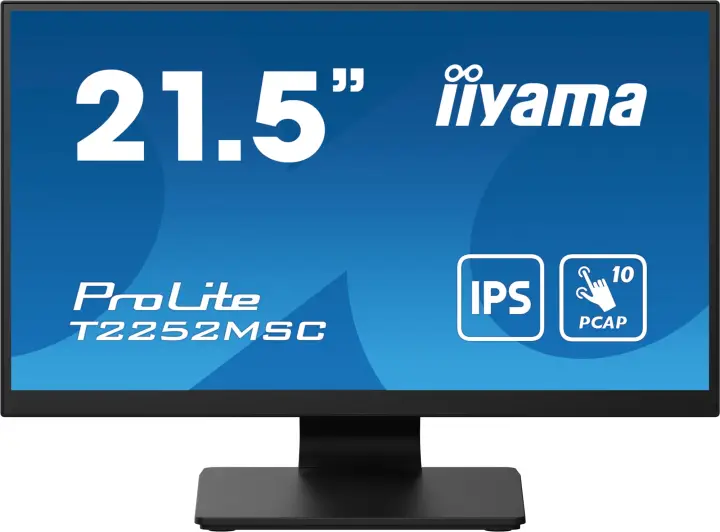 ProLite T2252MSC-B2AG pantalla para PC 54,6 cm (21.5") 1920 x 1080 Pixeles Full HD LCD Pantalla táctil Negro
