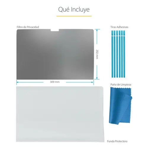 Filtro de Privacidad para Macbook Pro 21/23 o Portátiles de 14" - Mate - Antirreflectante - Anti Luz Azul - 51% de Reducción de Luz Azul - Protector de Pantalla - Imagen 13