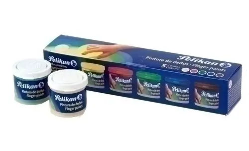 PINTURA DEDOS PELIKAN CD/40S 40 ml SET 5