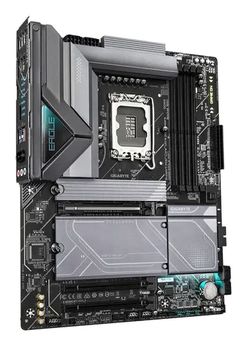 Placa base Z890 EAGLE WIFI7 - Compatible con CPUs Intel Core Ultra (Serie 2), VRM de 14+1+2 fases, hasta 8800MHz DDR5 (OC), 1xPCIe 5.0 + 3xPCIe 4.0, Wi-Fi 7, LAN 2.5GbE, USB 4 - Imagen 3