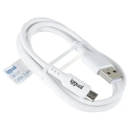 IGG316931 cable USB USB 2.0 1 m USB A Micro-USB A Blanco - Imagen 2