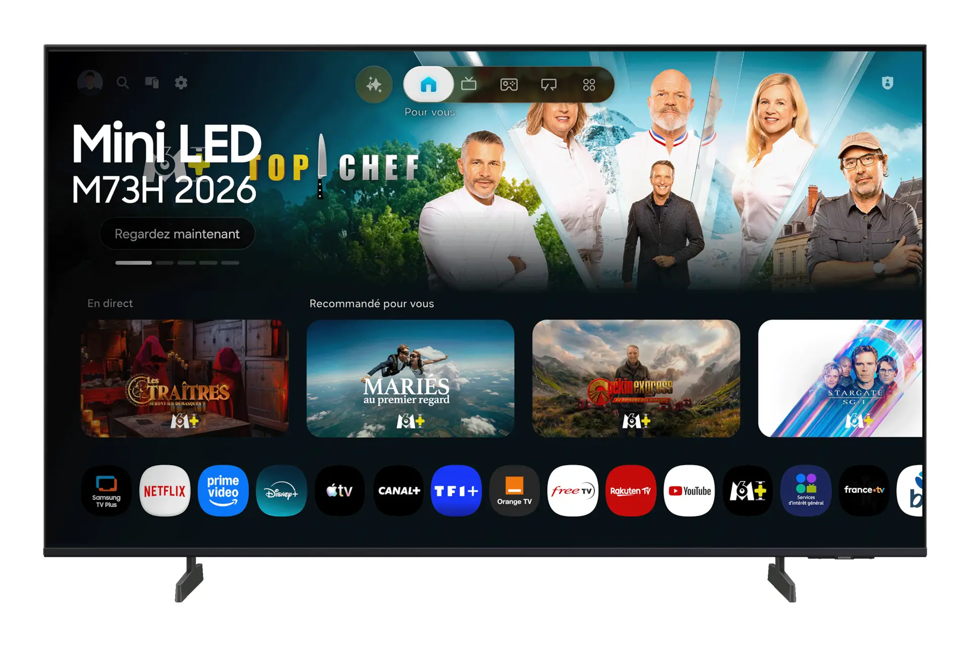 TV 43" Mini LED M73H 4K Vision AI Smart TV 2026