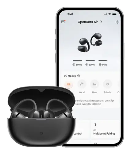 OpenDots Air Auriculares Inalámbrico Clip de oreja Llamadas/Música/Deporte/Uso diario Bluetooth Negro - Imagen 2
