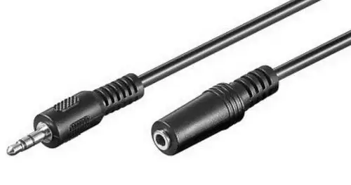 EC1605 cable de audio 1,5 m 3,5mm Negro - Imagen 1