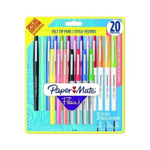 ROTUL.PAPER MATE FLAIR PACK GRANDE B/20 - Pack de 12 unidades