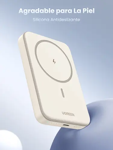 25208 batería externa 10000 mAh Cargador inalámbrico Beige - Imagen 21