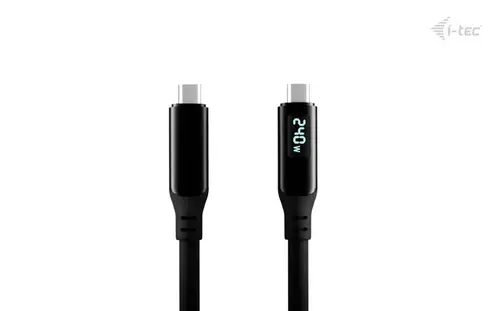 Thunderbolt 4/USB4 Class Pro Cable 240W with LCD (40 Gbps, 150 cm) - Imagen 2