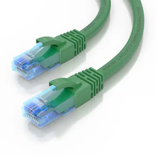 Cable De Red Latiguillo RJ45 Cat.6 UTP AWG26 CCA, Verde, 1.0 m - Imagen 3