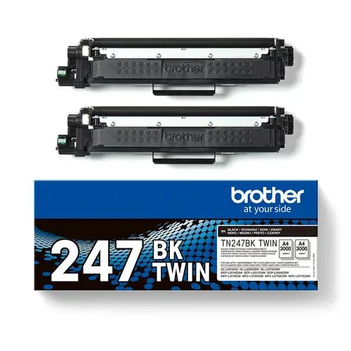 TN-247BKTWIN cartucho de tóner 2 pieza(s) Original Negro - Imagen 2