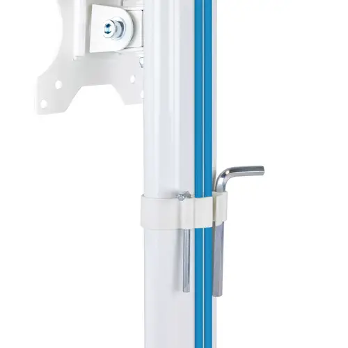 DB1127TN-W soporte para monitor 68,6 cm (27") Independiente Blanco - Imagen 5