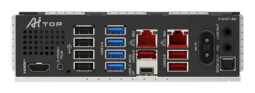 B850 AI TOP Placa Base - Procesadores AMD Ryzen Serie 9000, 16+2+2 fases VRM digitales, hasta 8600MHz DDR5 (OC), 2xPCIe 5.0 + 1xPCIe 4.0 M.2, LAN 10GbE, WIFI 7, USB 3.2 Gen 2x2 - Imagen 6