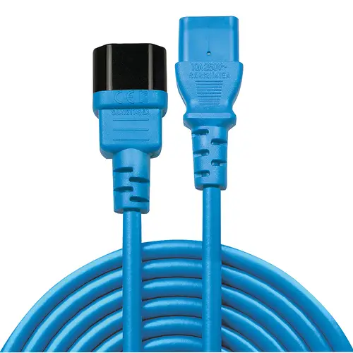 30471 cable de transmisión Negro, Azul 1 m C14 acoplador C13 acoplador - Imagen 2