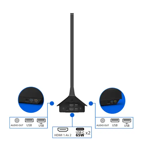 24B2D5300/00 pantalla para PC 60,5 cm (23.8") 1920 x 1080 Pixeles Full HD LCD Negro - Imagen 5
