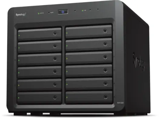 DX1222 caja para disco duro externo Carcasa de disco duro/SSD Negro 2.5/3.5"