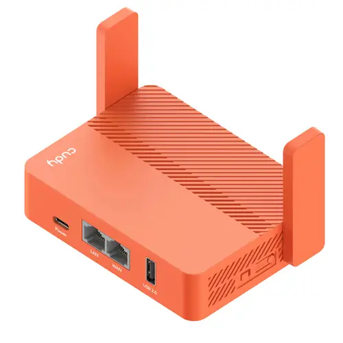 AC1200 router inalámbrico Ethernet rápido Doble banda (2,4 GHz / 5 GHz) Naranja - Imagen 3
