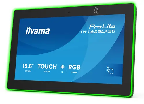 TW1625LASC-B3PNR pantalla para sala de reuniones 39,6 cm (15.6") 1920 x 1080 Pixeles LED Wi-Fi 6 (802.11ax), Wi-Fi 5 (802.11ac), Wi-Fi 4 (802.11n), 802.11g, 802.11a, 802.11b Negro Bluetooth - Imagen 4