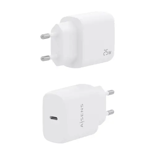 Cargador USB-C PD3.0 1 Puerto 1xUSB-C 25W, Blanco - Imagen 3