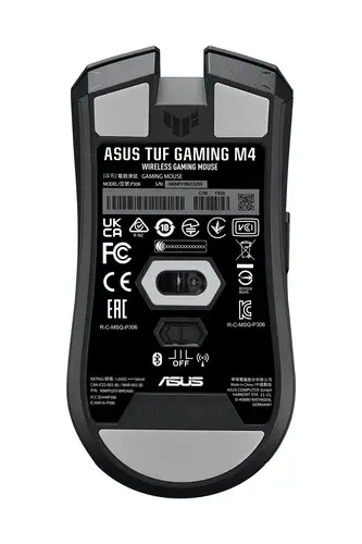 TUF Gaming M4 Wireless ratón Juego mano derecha RF Wireless + Bluetooth Óptico 12000 DPI - Imagen 2