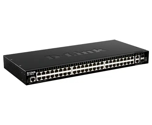DGS-1520-52 switch Gestionado L3 10G Ethernet (100/1000/10000) 1U Negro - Imagen 2