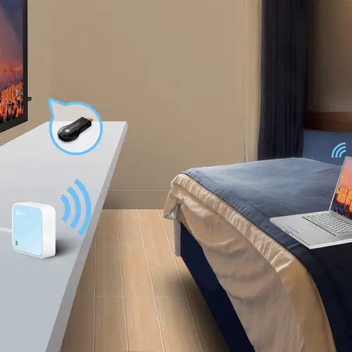TL-WR802N router inalámbrico Ethernet rápido Banda única (2,4 GHz) Azul, Blanco - Imagen 6