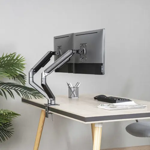 DB4132TNR-G soporte para monitor 81,3 cm (32") Abrazadera/Atornillado Negro - Imagen 5