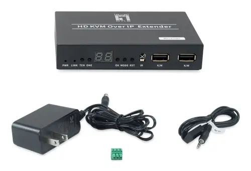 HVE-6701R extensor audio/video Receptor AV Negro - Imagen 3