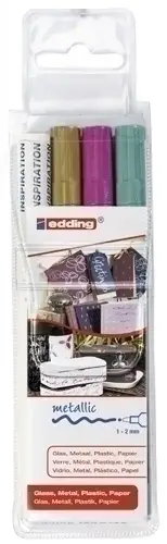 ROTUL.EDDING  751 B/3 (plata, azul y vio
