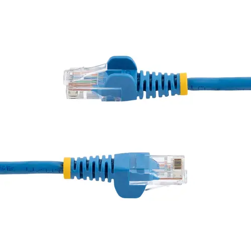 Cable de Red de 0,5m Azul Cat5e Ethernet RJ45 sin Enganches - Imagen 3