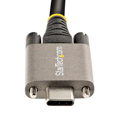 Cable 50cm USB-C con Tornillos Laterales de Fijación - 10Gbps - Cable USB Tipo C USB 3.2 Gen 2 - con Carga por Entrega Alimentación PD de 100W (5A), Modo Alt DP - Imagen 6