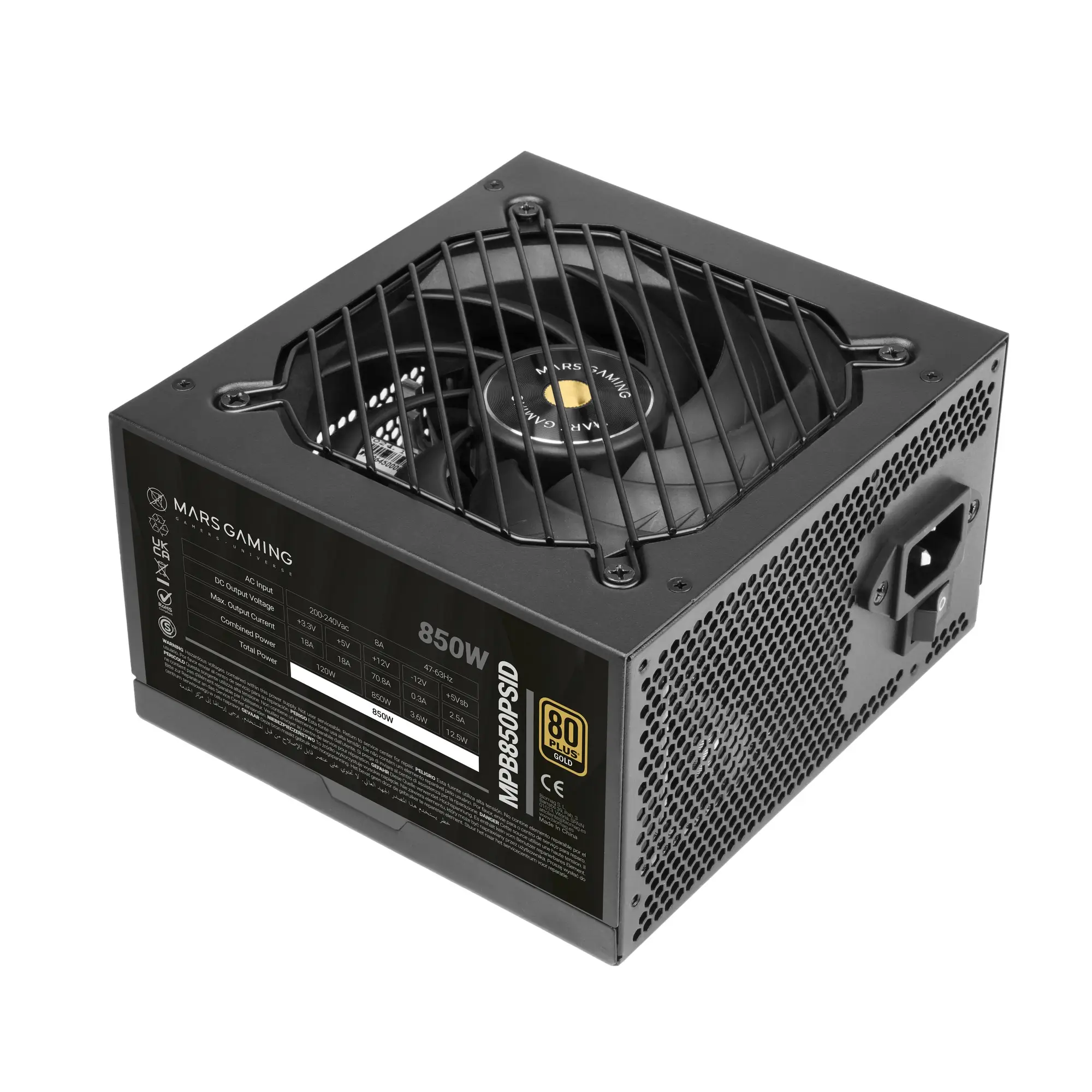MPB850PSID unidad de fuente de alimentación 850 W 24-pin ATX ATX..