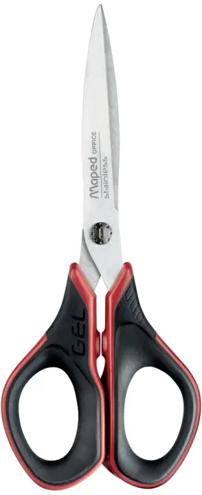 496210 tijera de escritorio y manualidades Tijeras de manualidades, Tijeras de oficina Corte recto Negro, Rojo