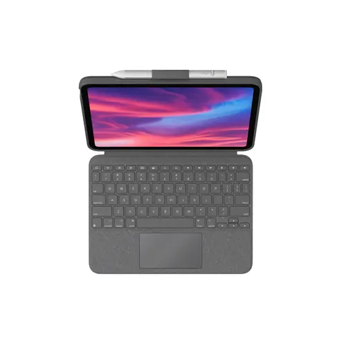 920-011439 teclado para móvil QWERTY Español Smart Connector Gris - Imagen 2