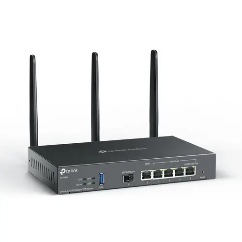 Omada ER706W router inalámbrico Gigabit Ethernet Doble banda (2,4 GHz / 5 GHz) Negro - Imagen 2