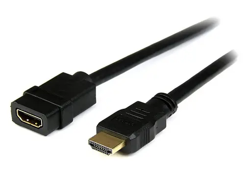 Cable de 2m Extensor HDMI - Cable HDMI Macho a Hembra - Cable Alargador HDMI 4K - Cable HDMI con Ethernet UHD 4K 30Hz Macho a Hembra - Cable HDMI 1.4 de Alta Velocidad - Imagen 1