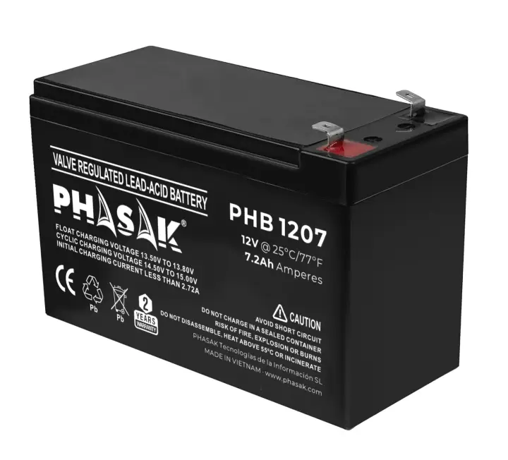 Batería 12V 7Ah - PHB 1207