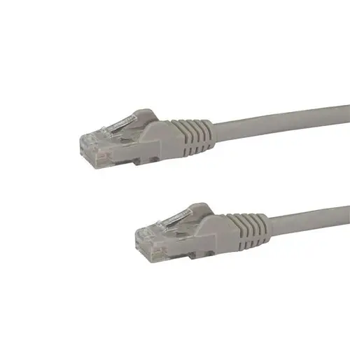 Cable de 10m Gris de Red Gigabit Cat6 Ethernet RJ45 sin Enganche - Snagless - Imagen 1