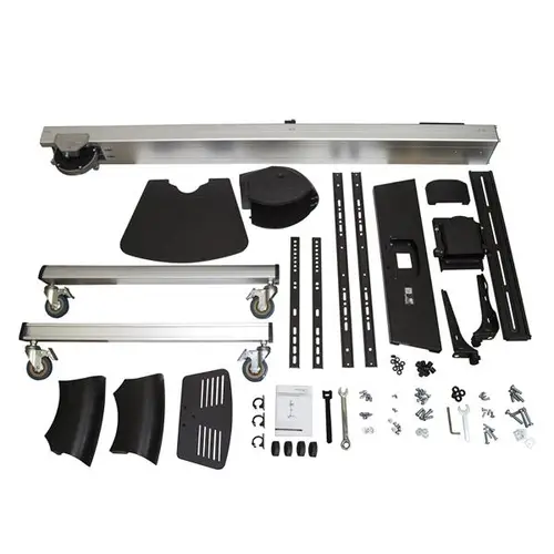 Carro de Transporte para Televisor de 32 a 70 Pulgadas - Carrito AV Móvil Mesa Rodante para TV VESA con Ajuste de un Toque - Imagen 9