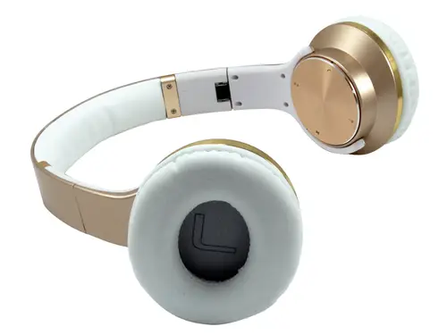 CHSPBTNFCSPKG auricular y casco Auriculares Inalámbrico y alámbrico Diadema Llamadas/Música MicroUSB Bluetooth Oro, Blanco - Imagen 2