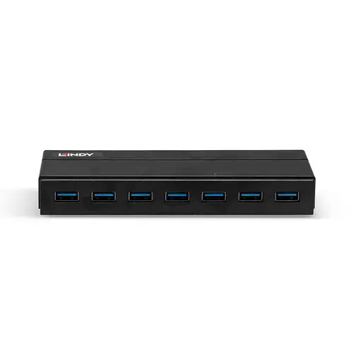 43228 hub de interfaz USB 3.2 Gen 1 (3.1 Gen 1) Type-A 5000 Mbit/s Negro - Imagen 3