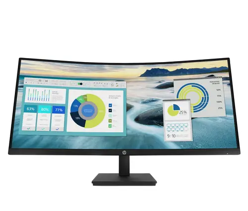Monitor curvo P34hc G4 WQHD USB-C - Imagen 1