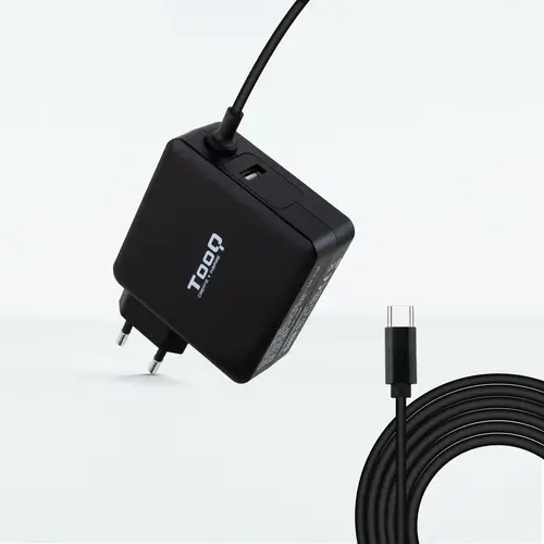TQLC-USBC65PD adaptador e inversor de corriente Interior 65 W Negro - Imagen 1