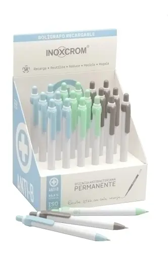 BOLIGRAFO INOXCROM ROCKER ANTIB. EXP.18