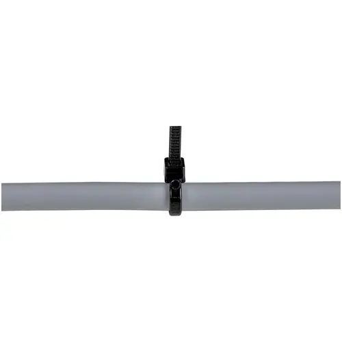 Bridas de 15cm para cables - 3 mm de ancho, 39 mm de diámetro, soportan 18 kg de tensión, de nylon, cierre automático y punta curva, 94V-2/UL, paquete de 1000 - negras - Imagen 3