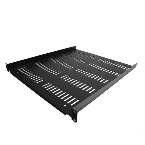 Estante Ventilado 1U para Armario Rack de Servidores - Bandeja Universal Voladiza para Montaje en Rack de 19" - Capacidad de 25kg - de 20" de Profundidad - Imagen 1