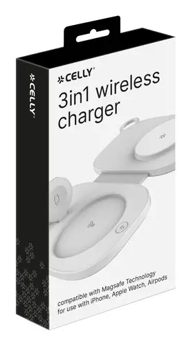 MAGPOCKET3IN1WH cargador de dispositivo móvil Auriculares, Smartphone, Reloj inteligente Blanco USB Cargador inalámbrico Carga rápida Interior - Imagen 10