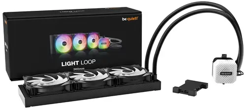 LIGHT LOOP 360mm Black Procesador Sistema de refrigeración líquida todo en uno 12 cm Negro 1 pieza(s) - Imagen 4