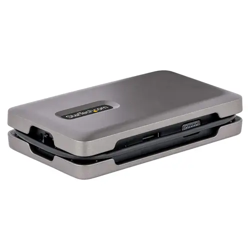 Adaptador Multipuertos USB-C - Vídeo USB Tipo C con Modo Alt de DP - HDMI 2.0 4K -VGA - Docking Station USB-C para 2 Monitores - PD de 100W con Pass-Through - Hub Adaptador MST - Imagen 3