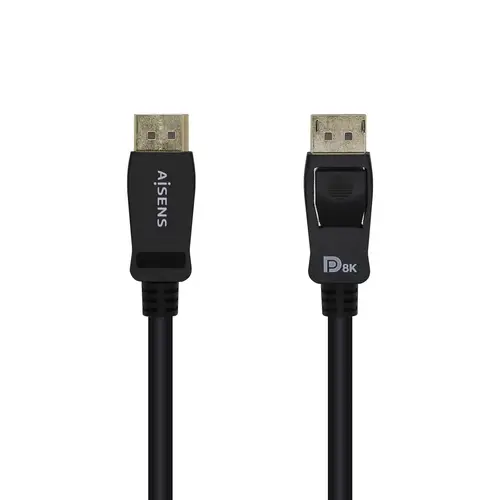 Cable Displayport Certificado V1.4 8k@60hz, DP/M-DP/M, Negro, 0.5m - Imagen 1