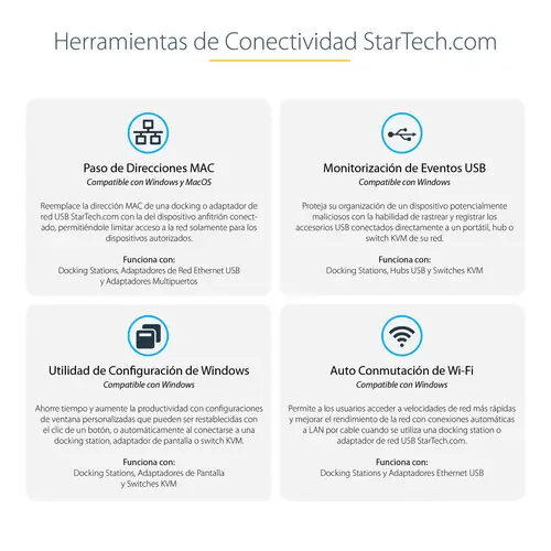 Docking Station Thunderbolt 4, PD de 96W, para 1 Monitor de 8K/para 2 Monitores de 4K 60Hz, 3xTB4/USB4, 4xUSB-A/SD/GbE, Replicador de Puertos Thunderbolt 4 para Win o Mac TB3 - Imagen 11
